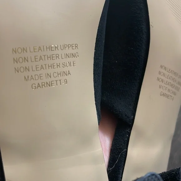 Therapy black suede mule sandals size 9 NWT - Picture 5 of 5